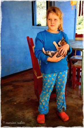 Girl With Kitten