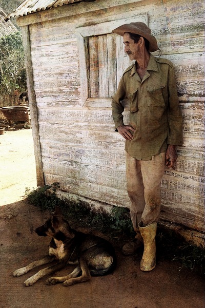 A Farmer and His Dog