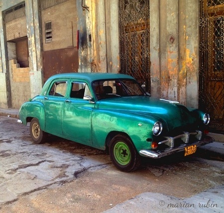 Old Green Car